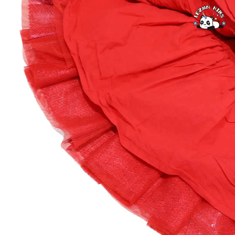 LEZONKIDS - OEM Customizable Breathable Little Girl Skirts Sparkling Sequin Princess Dance Party Mini Skirts for Girls